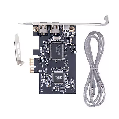 3 Ports PCI Express 1X To External IEEE 1394 Firewire Expansion Card Accessories • £15.59