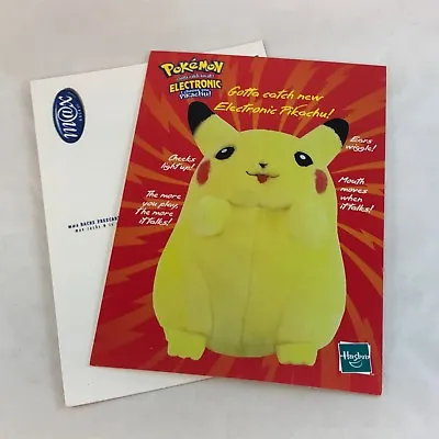 Promo Card: Hasbro Pokemon Electronic Postcard 4x6 Inches From 1998 • $18.90