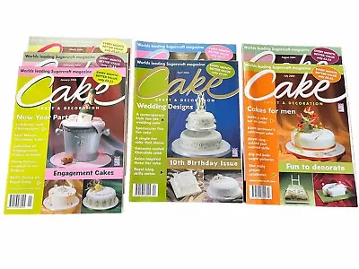 Cake Craft & Decoration Magazines 7 Issues - 2004 • £7