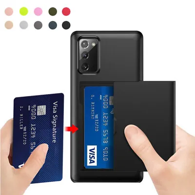 $3.75 • Buy Case For Samsung Note 10 20 S8 S9 S10 S20 S21 S22 Plus S20FE S21FE Card Cover AU