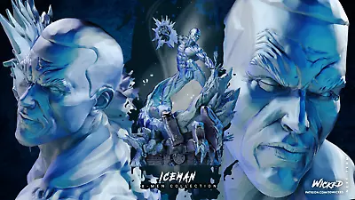 Iceman Statue - Marvel Comics - 1:12 Or 1:24 Scale • $19.99