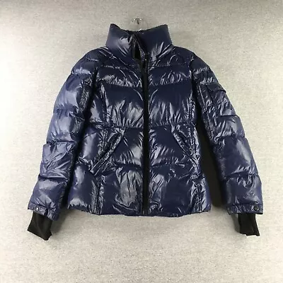 S13 New York Jacket Womens Large Duck Down Puffer Full Zip Casual Ladies • $55.85