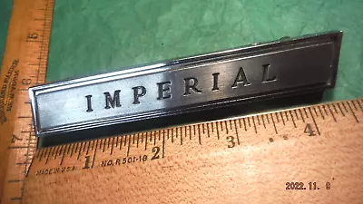 BR21 Chrysler Imperial Grill Emblem Vintage 1964-5 #2445869 IMPERIAL CROWN COUPE • $49.99