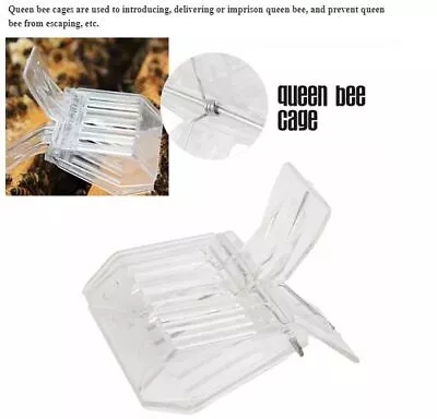 5 PCS Plastic Queen Bee Catcher Clip Cage Catching Tool Beekeeping Equipment • $12