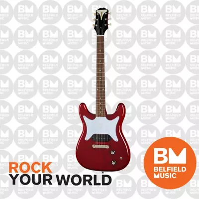 Epiphone Coronet Electric Guitar Cherry - EOCOCHNH1 - Brand New - Belfield Music • $899