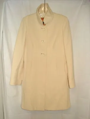 J. Crew Women’s Cream Wool Blend JACKET COAT Size 4 $295 • $45.99