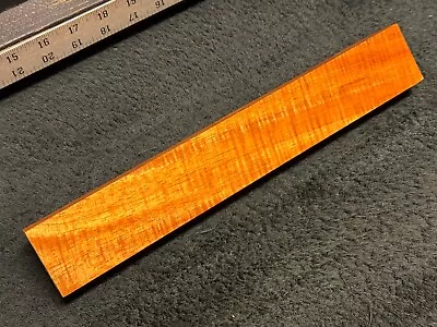 MASTER GRADE Hawaiian Curly Koa Billet Wood: 12  X 1.75+  X 1  • $36