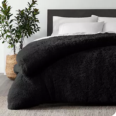 Shaggy Fleece Duvet Cover Twin/Twin Extra Long Size - Plush Duvet Cover - Super  • $51.94