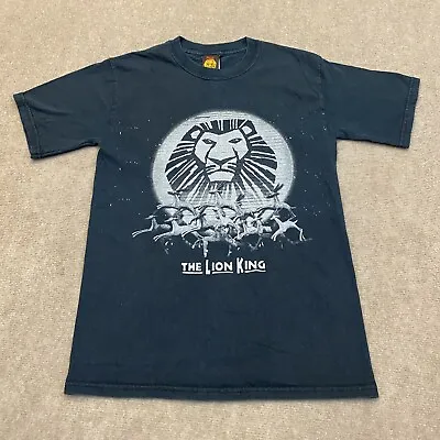 Vintage Disney The Lion King Shirt Adult Small Black Graphic Mufassa Cartoon • $12.95