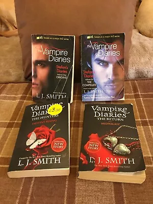 Vampire Diaries Books X4 By L.J.Smith • £1.50