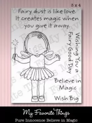 My Favorite Things Pure Innocence Believe In Magic Cling Stamps MFT • $16.99