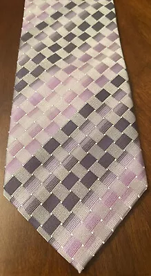 Van Heusen  Purple Hand Made Men’s Neck Tie Made In China • $12.99