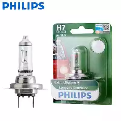 Philips H7 12V 55W LongLife Eco Vision Car Original Halogen Headlights Auto Lamp • $10.27