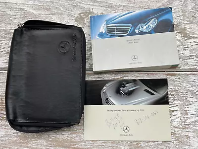 2005 Mercedes C-Class Sedan Owners Manual With Cover Case • $24.99