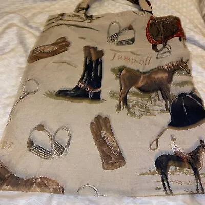 Horse Related Tote Bag 16 Inches In Height Ideal For Someone Who Loves Horses  • £6