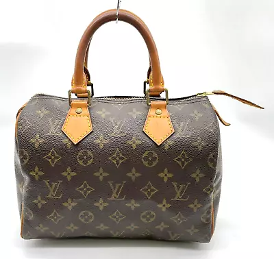 Authentic  Louis Vuitton Monogram Speedy 25 M41528 Handbag SKS2136 • £0.80