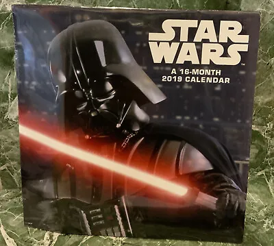 🌍 Star WarsCalendar 2019 A 16 MonthNew ‼️ • $12.99