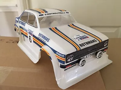 MK2 Ford Escort RS1800 1/10th Scale Complete Body  Rothmans Rally Legend Decals • £149.99