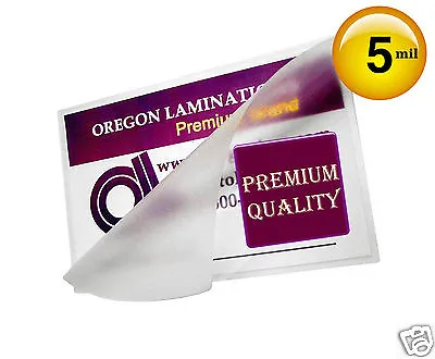 5 Mil 4x6 Photo 4-1/4 X 6-1/4 Hot Laminating Pouches [pack Of 100] Clear Glossy • $26.90