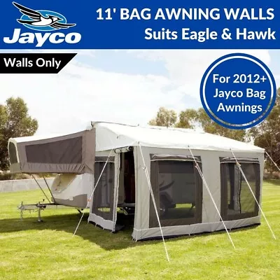 11' Ft Jayco Bag Awning Walls Only / Annexe For New Eagle & Hawk Camper Trailer • $950