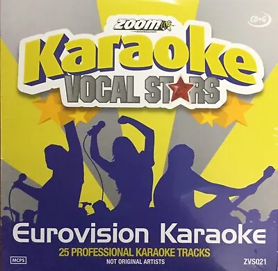 Zoom Karaoke Vocal Stars CDG Disc (ZVS021) - Eurovision Karaoke • £4.95