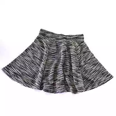 H&M Size Small Marled High Waist Back Zipper Soft Skater Skirt • $10.99