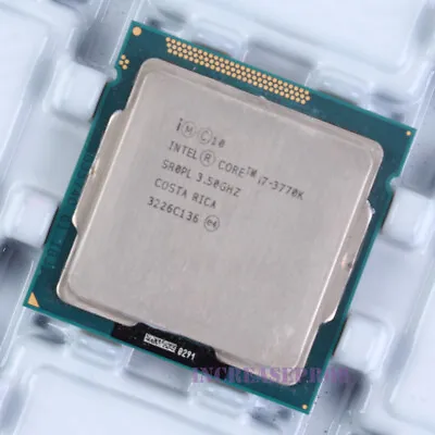 £151.13 • Buy Intel Core I7-3770K 3.5GHz CPU Quad Core 8 Threads SR0PL LGA 1155 8MB Processor