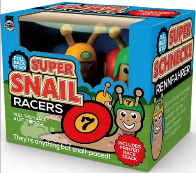 Funtime Gifts Snail Racers - Pl3080 Race Fun Speed Drive Car Toy Energy • £10.49