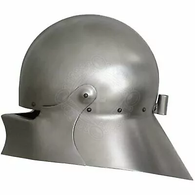 Medieval Knight German Sallet Helmet About 1480 Preowned Leather Armor Knight • $89.63