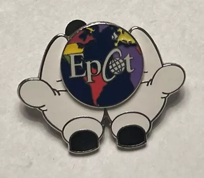 Disney World - Mickey Mouse Hands - Holding Epcot World Showcase Pin • $1.99