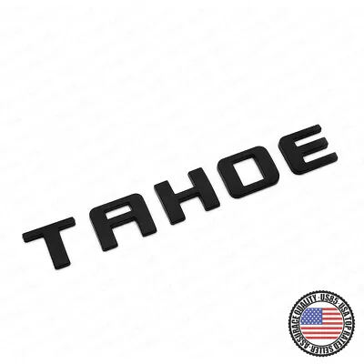 For Chevy Tahoe Front Door Liftgate Nameplates Letter 3D Emblem Z71 Matte Black • $12.74