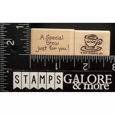 Vip Visual Image Printery Rubber Stamps Set A Special Brew Just For You #877 • $4.79