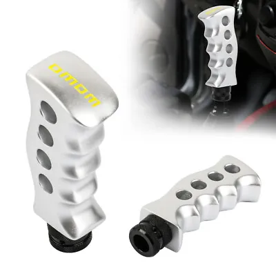 Universal MOMO Silver Slotted Pistol Grip Handle Manual Gear Shift Knob Shifter • $14.88