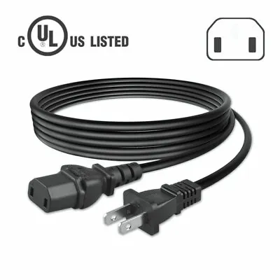 2M 2-Prong AC Power Cable Cord For Xbox 360 Jasper Falcon And Slim Mains Lead • $10.99