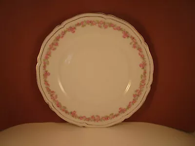 Vintage Vienna Austria Pink Rose Garland Dinner Plate • $15.99