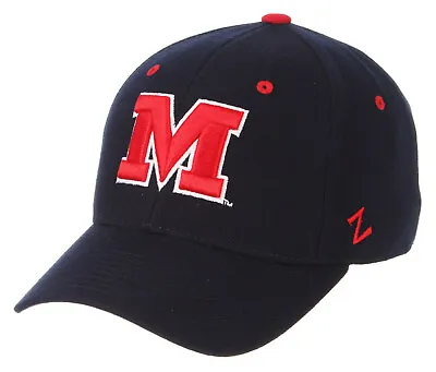 Mississippi Ole Miss Rebels Navy Ncaa Vtg Fitted Sized Zephyr Dh Cap Hat Nwt!  • $24.95