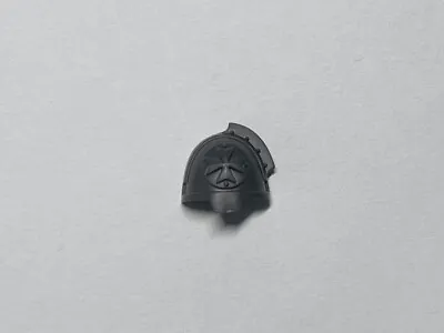 Warhammer 40k Space Marine Black Templar Upgrade Gravis Armour Shoulder Pad (O)  • $2.25