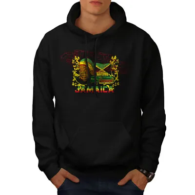 Wellcoda Jamaica Rasta Mens Hoodie Carribean Casual Hooded Sweatshirt • £25.99
