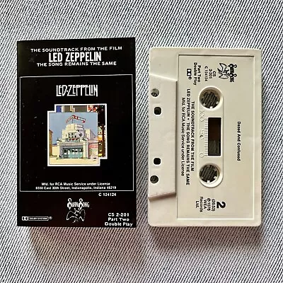 Led Zeppelin -Soundtrack From The Song Remains The Same Cassette 2 Only 1976 US • $24.95