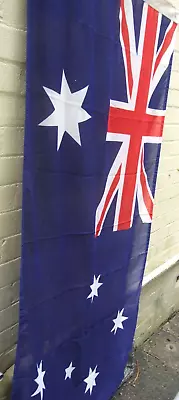 Vintage Australian National  Aussie Flag  Outdoor More Sister Clips  90 X 180cm • $125