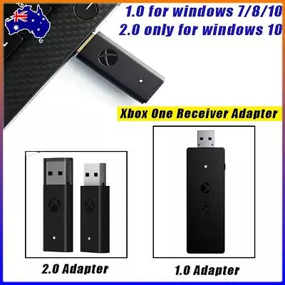 USB Wireless Receiver Adapter For Windows 7/8/10 Xbox One Games Controller  PC • $25.89