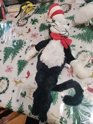 $9.99 • Buy Vintage 2002 Manhattan Toy Dr. Seuss Cat In The Hat 20 Inch Soft Plush Free Ship