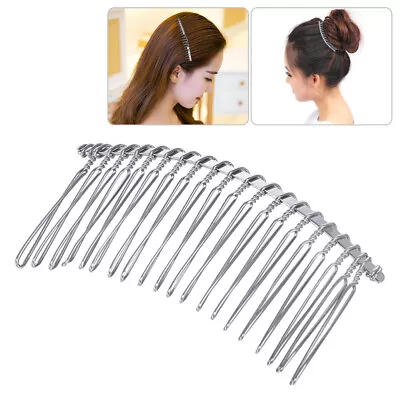 12pcs Hair Clip Combs Side Hair Combs Bridal Hair Comb DIY Metal Wire Decorative • $9.78