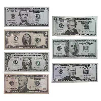 100Pcs/set Magic Props Banknotes Simulation Dollar Currency Props Party  • £7.79