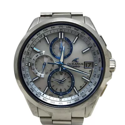 CASIO /Oceanus Ice Blue Dial/Ocw-T2600/5D0 /Watch/Ab Rank/51 Used • $432.93