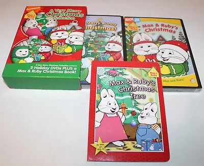 Max & Ruby - A Very Merry Christmas Collection (2 DVD + Book 2008) Nickelodeon • $20