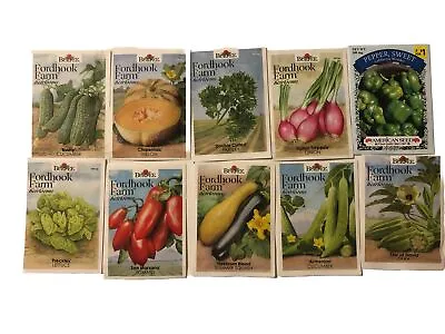 Garden Seeds Lot Of 10 Packs Of Burpee American Seed Vegetable Date 2023 • $11.50