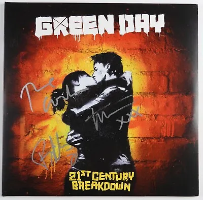 Green Day JSA Fully Signed Autograph Album Record Vinyl Billie Joe 21st Century • $1199.99
