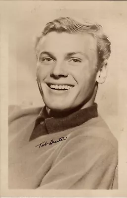 Original Vintage Actor Tab Hunter Photo Card • $9.95