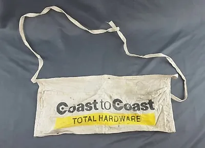 Vintage Coast To Coast TOTAL HARDWARE Advertising Cloth Nail Apron • $17.50